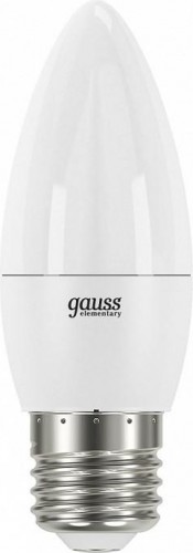 Лампа светодиодная GAUSS Свеча elementary 12w 950lm 4100k e27 led 30222