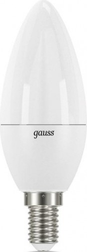 Лампа светодиодная GAUSS Свеча 7w 590lm 4100к е14 диммируемая led 103101207-D