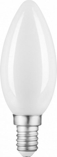 Лампа светодиодная GAUSS Свеча filament 9w 590lm 3000к е14 milky диммируемая led 103201109-D