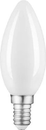 Лампа светодиодная GAUSS Свеча filament 9w 590lm 3000к е14 milky led 103201109