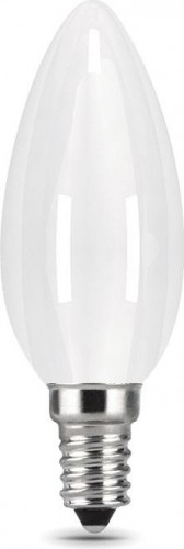 Лампа светодиодная GAUSS Свеча filament 5w 420lm 2700к е14 milky led 103201105