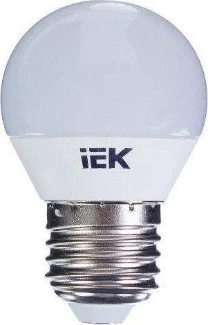 Лампа светодиодная IEK G45 5Вт 6500К Е27 Шар LLE-G45-5-230-65-E27 - изображение 2