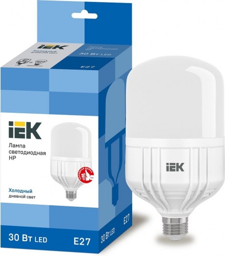 Лампа светодиодная IEK HP 30Вт 230В 6500К E27 LLE-HP-30-230-65-E27