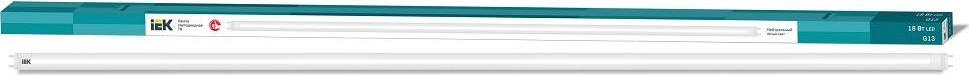 Лампа светодиодная IEK T8 18Вт 4000К G13 (1199 мм) линейная LLE-T8-18-230-40-G13