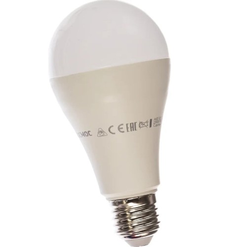 Лампа светодиодная КОСМОС А65 25W Е27 3000K LkecLED25wA65E2730 - изображение 2