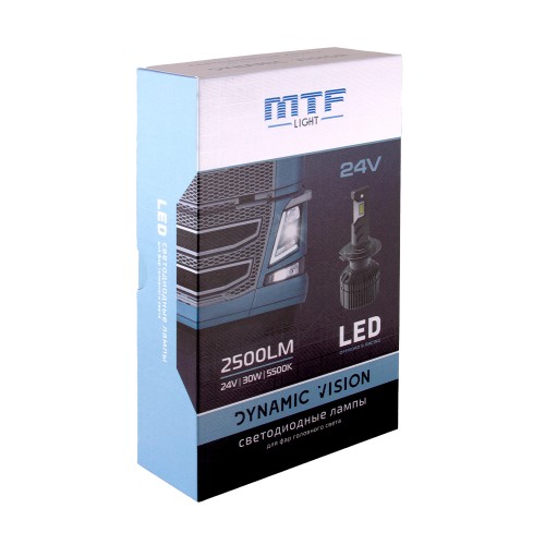 Лампа светодиодная MTF LIGHT DYNAMIC VISION LED, H1, 24V, 28W, 2500lm, 5500K кулер DV01K5-24 - изображение 4