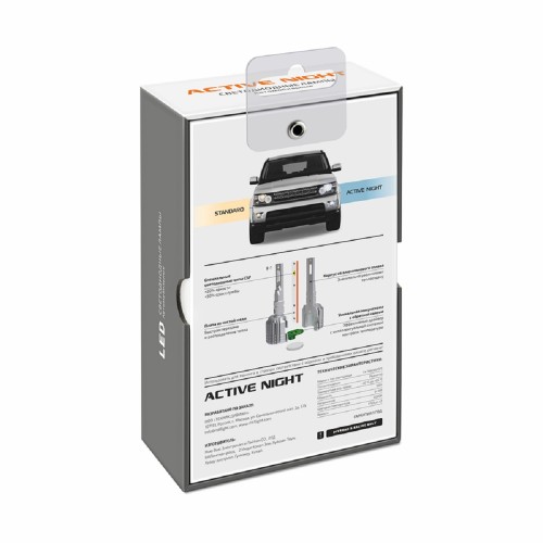 Лампа светодиодная MTF LIGHT серия ACTIVE NIGHT, HIR2(9012), 18W, 1750lm, 6000K LANH2K6 - изображение 3