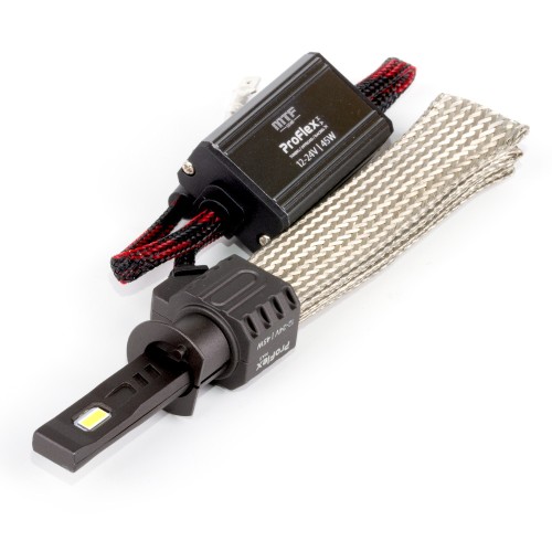 Лампа светодиодная MTF LIGHT ProFLEX MAX H1 6000k, 4500lm, 12-24v, 45w, NO FAN, 2шт. PX01K5 - изображение 2