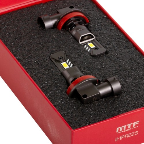 Лампа светодиодная MTF LIGHT IMPRESS, H11/Н8/Н9/Н16, 12V, 21W, 2100LM 6000k, (штат. р-р) HT11K6 - изображение 2