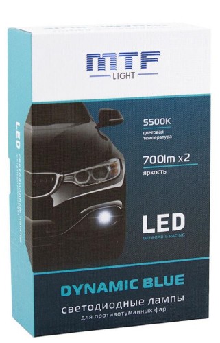 Лампа светодиодная MTF LIGHT серия DYNAMIC BLUE LED H8/H11/H16, 5500K MLH07K5 - изображение 3