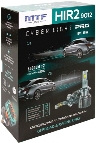 Лампа светодиодная MTF LIGHT серия CYBER LIGHT PRO, HIR2 (9012), 12V, 65W, 6500l 6000k, кулер CPH2K6 - изображение 4