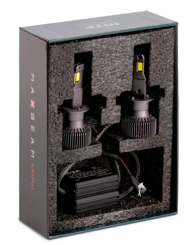 Лампа светодиодная MTF LIGHT серия MaxBeam Mini, H1, 12V, 45W, 4500lm, 6000K, кулер MM01K6 - изображение 2