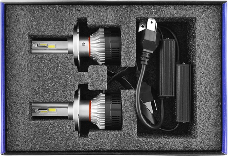 Лампа светодиодная MTF LIGHT серия MaxBeam, H19, 12V, 55W, 5000lm, 6000K, кулер MB19K6 - изображение 3