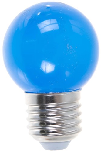 Лампа светодиодная Neon-Night 405-113 Шар Е27, 5 LED, d- 45, синяя