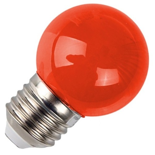 Лампа светодиодная Neon-Night 405-112 Шар Е27, 5 LED, d- 45, красная