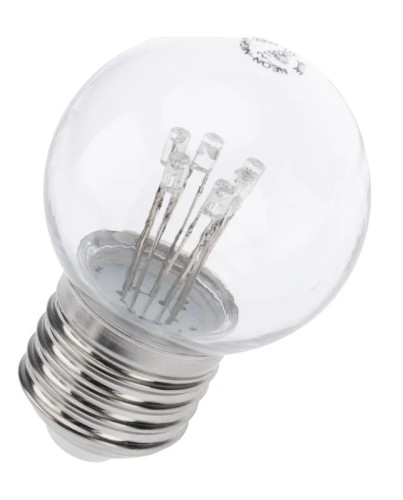 Лампа светодиодная Neon-Night 405-126 Шар Е27, 6 LED, d- 45 теплый белый, прозрачная кол