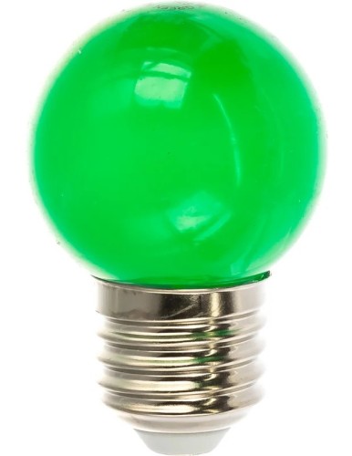 Лампа светодиодная Neon-Night 405-114 Шар Е27, 5 LED, d- 45, зеленая