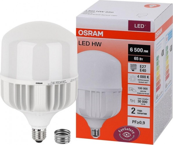 Лампа светодиодная Osram LED HW 65w/840 230v e27/e40 4058075576896