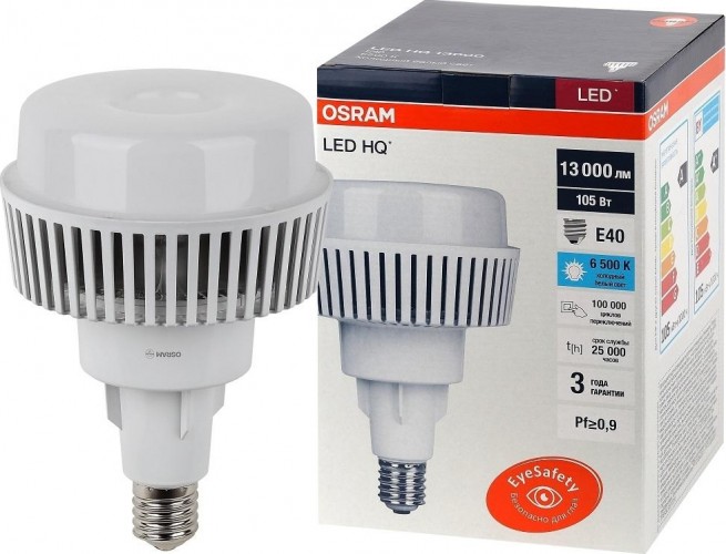 Лампа светодиодная Osram LED HQ special 13000 105w/865 230v ac e40 4058075576711