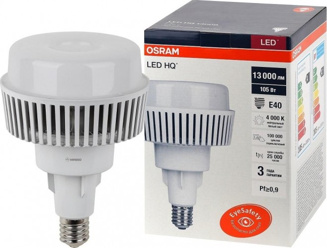 Лампа светодиодная Osram LED HQ special 13000 105w/840 230v ac e40 4058075576698