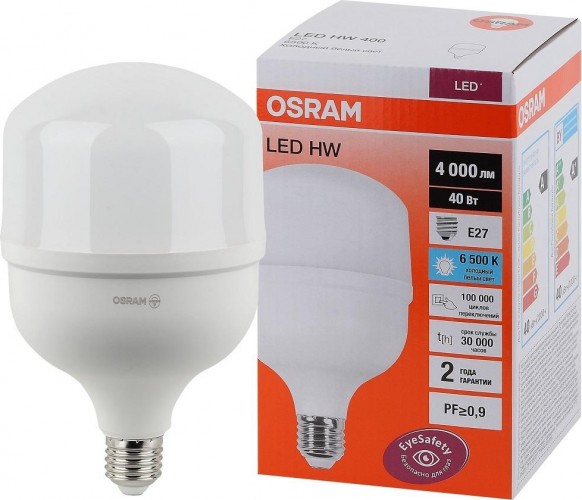 Лампа светодиодная Osram LED HW 40w/865 230v e27 4058075576834