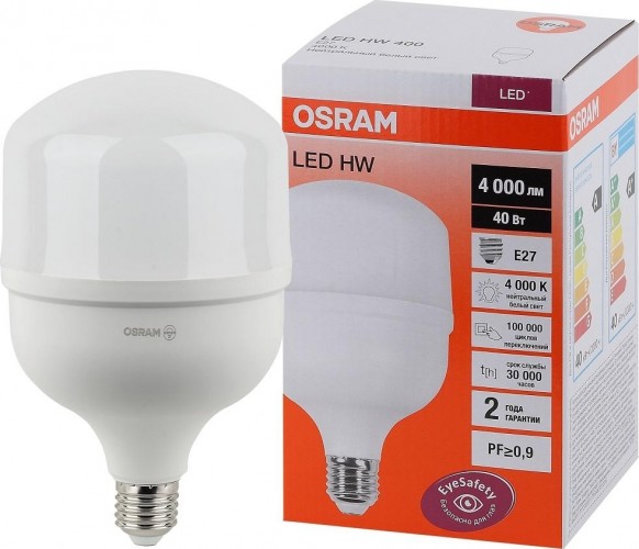 Лампа светодиодная Osram LED HW 40w/840 230v e27 4058075576810