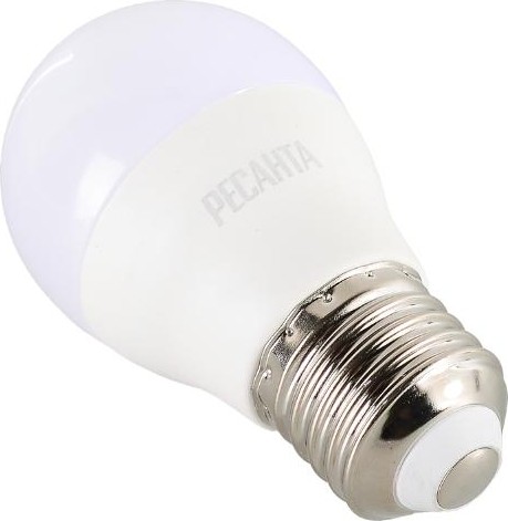 Лампа светодиодная Ресанта LL-R-G45-7W-230-4K-E27 (шар, 7вт, нейтр., е27) 76/1/73 - изображение 2