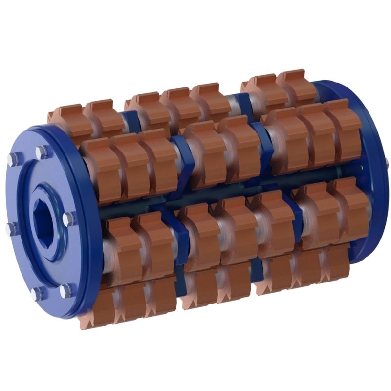 Фрезеровальный барабан (фреза) с карбидными ножами LATOKHO DCC 250-6 FURY - изображение 3