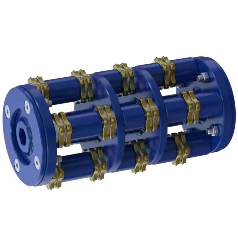 Фрезеровальный барабан (фреза) с пятигранными ножами для нанесения насечек LATOKHO DSCN 180 15/40 - изображение 3