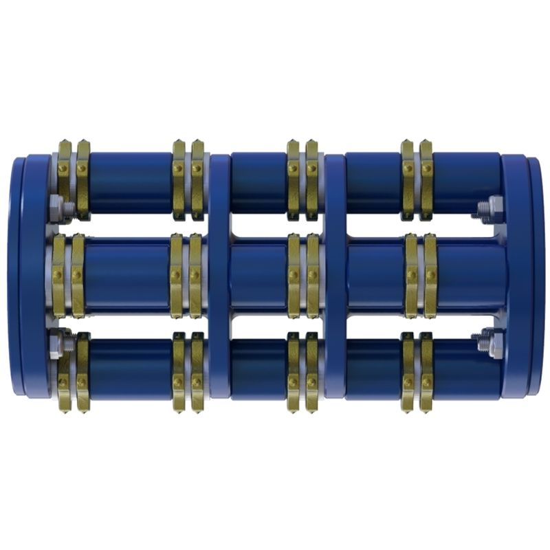 Фрезеровальный барабан (фреза) с пятигранными ножами для нанесения насечек LATOKHO DSCN 200 15/40 - изображение 3
