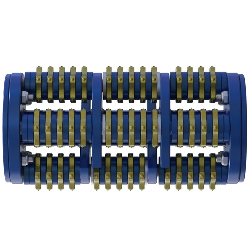 Фрезеровальный барабан (фреза) с пятигранными ножами для нанесения насечек LATOKHO DSCN 200 6/6 - изображение 3