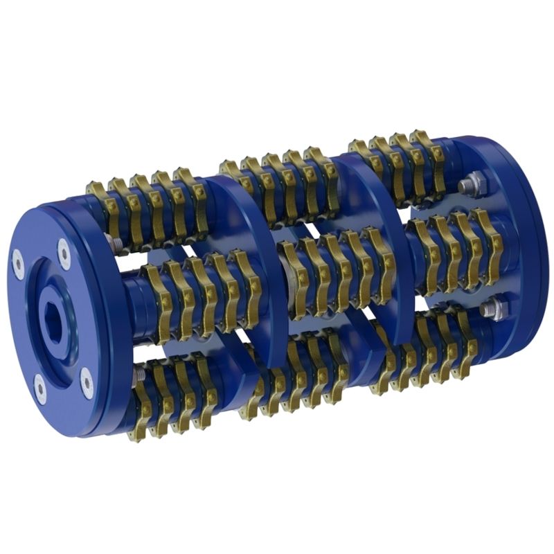 Фрезеровальный барабан (фреза) с пятигранными ножами для нанесения насечек LATOKHO DSCN 200 6/6 - изображение 2