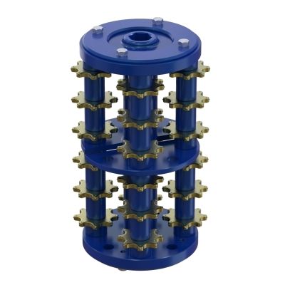 Фрезеровальный барабан (фреза) с восьмигранными ножами для нанесения насечек LATOKHO DSCN 350 8/50