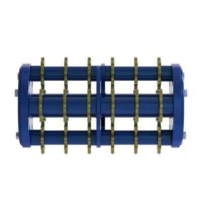 Фрезеровальный барабан (фреза) с восьмигранными ножами для нанесения насечек LATOKHO DSCN 350 8/50 - изображение 2