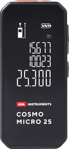 Лазерный дальномер ADA Cosmo MICRO 25 (с литиевым аккумулятором) А00670