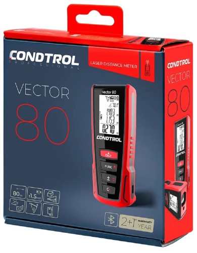 Лазерный дальномер CONDTROL Vector 80 1-4-099 - изображение 3