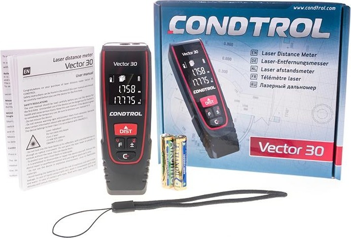 Лазерный дальномер CONDTROL Vector 30 1-4-109 - изображение 5