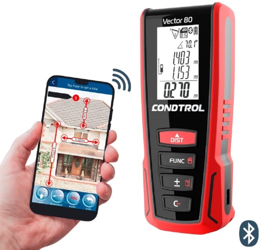 Лазерный дальномер CONDTROL Vector 80 1-4-099 - изображение 5