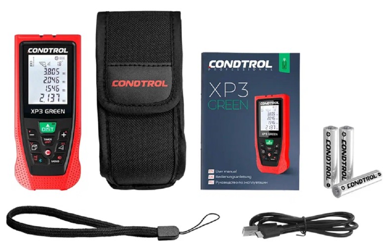 Лазерный дальномер CONDTROL XP 3 Green 120 m 1-4-107 - изображение 5