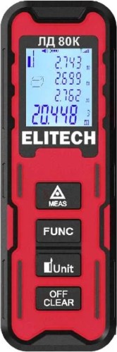 Лазерный дальномер ELITECH ЛД 80К 209207