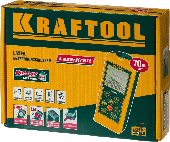 Лазерный дальномер KRAFTOOL LASER-KRAFT 34760_z01 - изображение 2