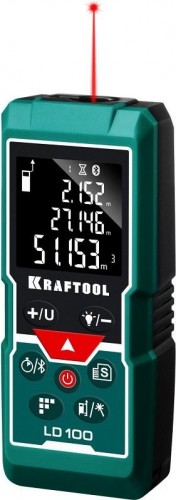 Лазерный дальномер KRAFTOOL LD-100 34765