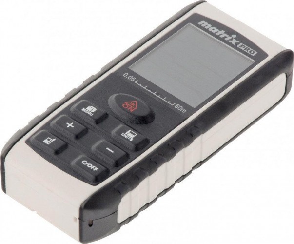 Лазерный дальномер MATRIX LD-60 60м с электронным угломером 38016 - изображение 2