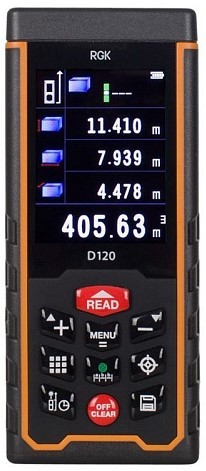 Лазерный дальномер RGK D120 4610011871382