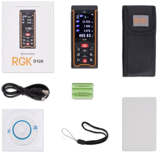Лазерный дальномер RGK D120 С ПОВЕРКОЙ 755672 - изображение 5
