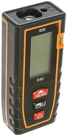 Лазерный дальномер RGK D30 С ПОВЕРКОЙ 755627 - изображение 3