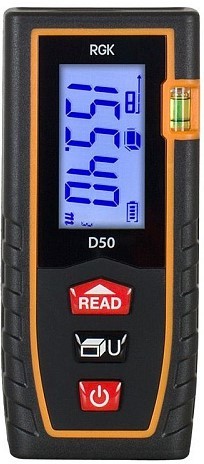 Лазерный дальномер RGK D50 С ПОВЕРКОЙ 755634