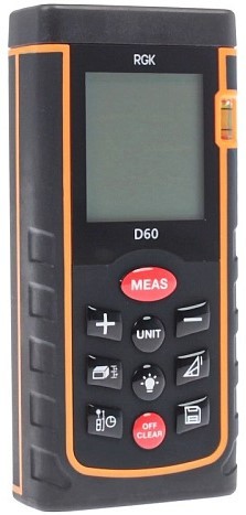Лазерный дальномер RGK D60 4610011870613 - изображение 3