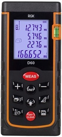 Лазерный дальномер RGK D60 С ПОВЕРКОЙ 755665