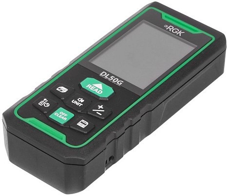 Лазерный дальномер RGK DL50G зеленый луч с угломером  778176 - изображение 5